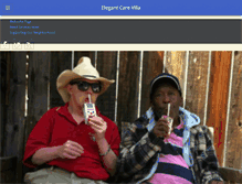 Tablet Screenshot of elegantcarevilla.com
